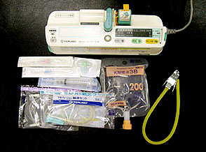 静脈内鎮静法に使用する器具